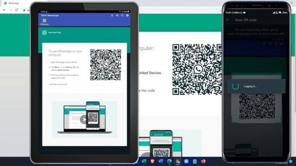 Simultaneously use the same WhatsApp Tablet | WhatsApp on Android Tab
