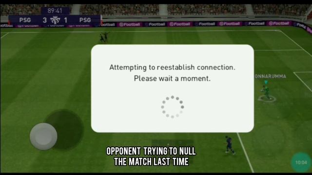 OPPONENT TRIED TO NULL THE MATCH PES MOBILE 2021 смотреть онлайн