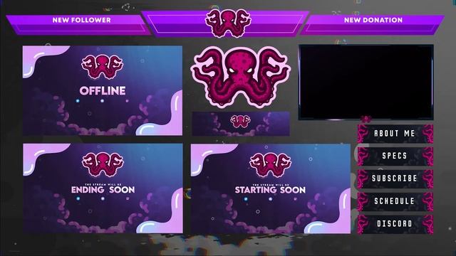 Octopus - Twitch Overlay смотреть онлайн