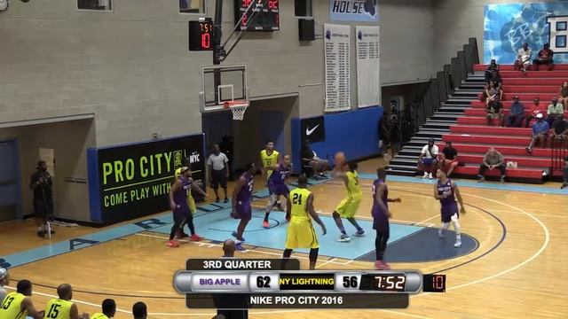 Nike Pro City 2016: Big Apple Basketball vs NY Lightning (7/19/16) смотреть онлайн