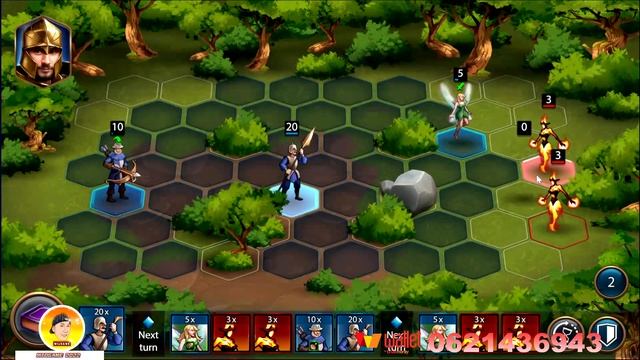 Era of Magic Wars แนะนำเกมใหม่น่าเล่น แนวตารางวางแผน อัฟตัวละครวางกลยุทธ์ใช้สมองในการจัดทัพ ต้องลอ смотреть онлайн