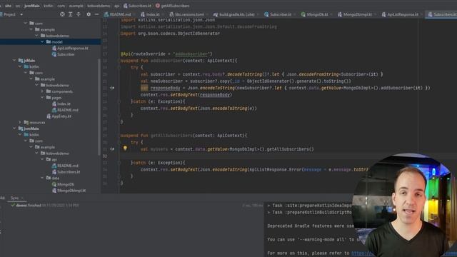 Build a Simple Website in Kotlin using the Kobweb Framework and MongoDB Server смотреть онлайн