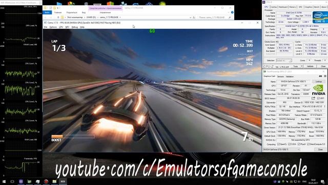 CEMU 1.7.5 Wii U Emulator - Fast Racing Neo (2015). Ingame. Test #3 смотреть онлайн
