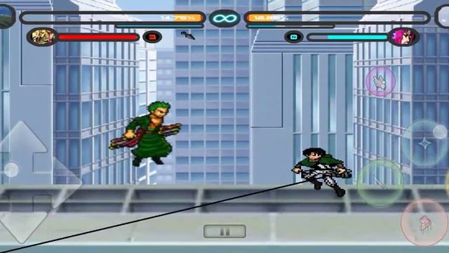 levai vs zoro anime mugen (android) смотреть онлайн