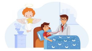 Мультфильм Песенка про Ангела . Детские песни.