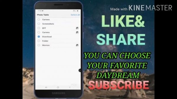 How to Use DayDream on Android Phone.