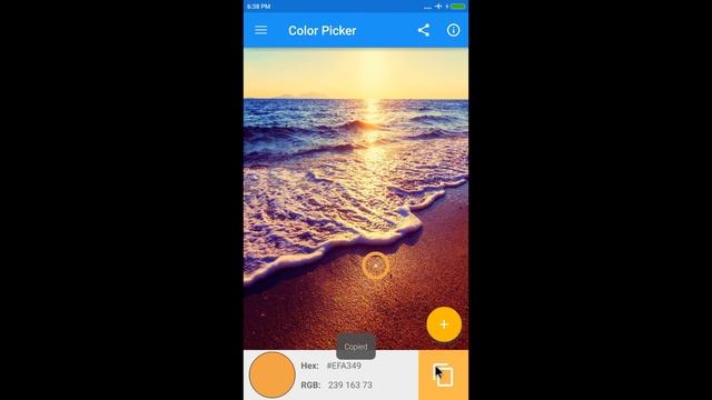 Pick color from gallery and picture take from camera Android смотреть онлайн