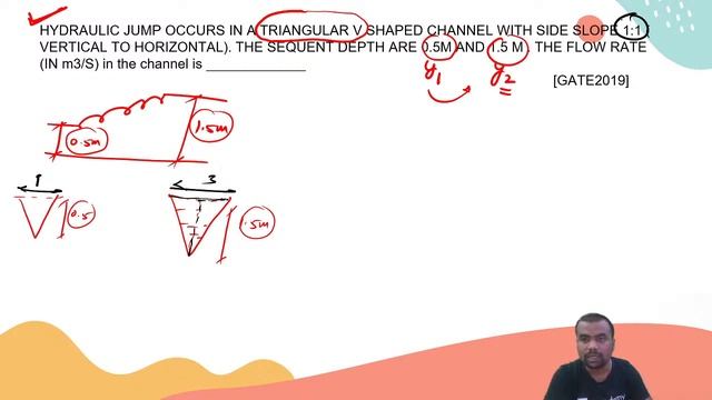 Concept through PYQ - GATE 2022 - 7 | Open Channel Flow | GATE/ESE | CE | Kamalakar Pandey смотреть онлайн