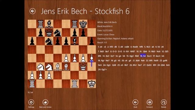 Stockfish loses Najdorf to 1720 Player. смотреть онлайн