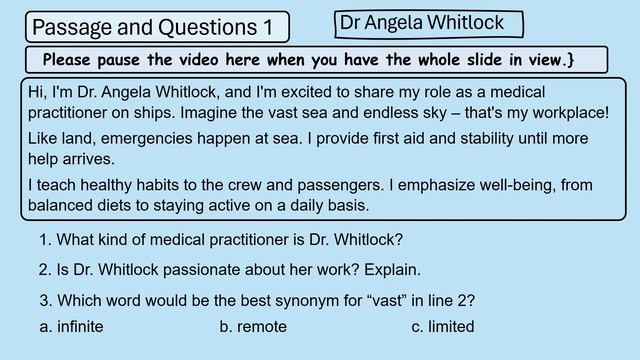 Dr. Angela Whitlock, Doctor On A Ship смотреть онлайн