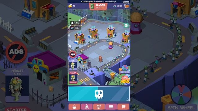 Zombie Inc Idle Tycoon Games - Gameplay Walkthrough Part 1 Zombie Tycoon Laboratory (iOS,Android) смотреть онлайн