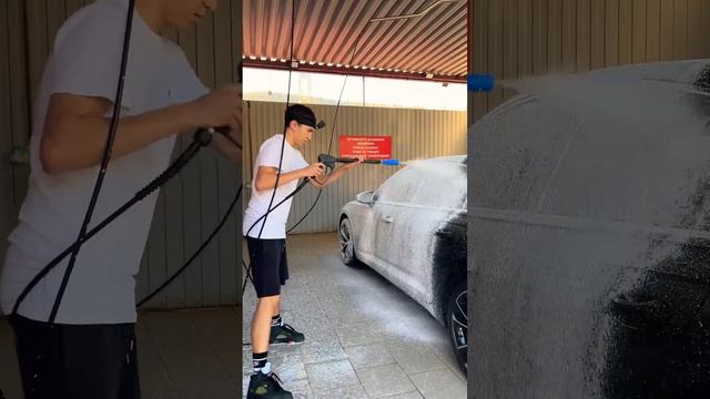 Моем за 200₽ #автомойкасамообслуживания смотреть онлайн