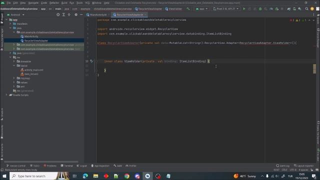 How to make clickable and deletable recyclerview in Android Kotlin смотреть онлайн