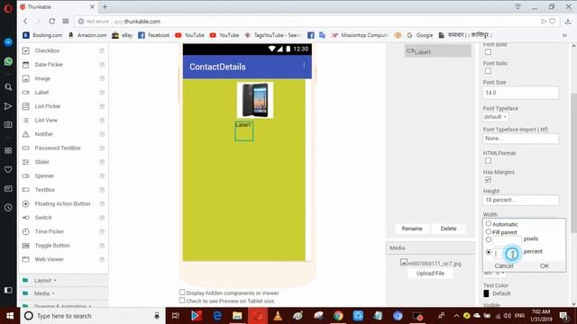 How to Make Clickable Button in Thunkable смотреть онлайн