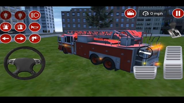 Fire Truck Driving Simulator - Real fire turck driving simulator games - Android games смотреть онлайн