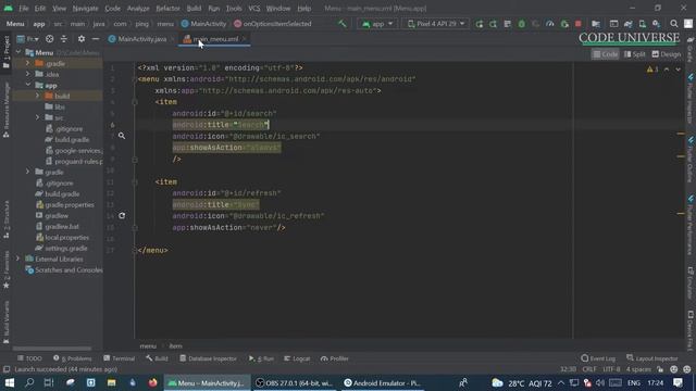 Android Menu | onOptionsItemSelected | Android Tutorial for Beginners | Tamil смотреть онлайн