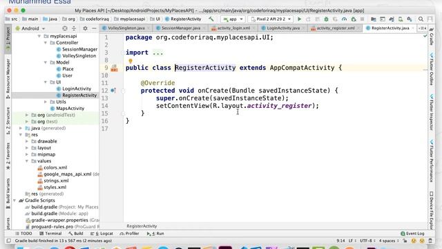 26 Android RESTful API Laravel with Google Maps register page смотреть онлайн
