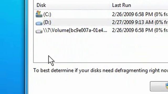 How to analyze your hard drive to see if it needs defragmenting in Windows 7 смотреть онлайн