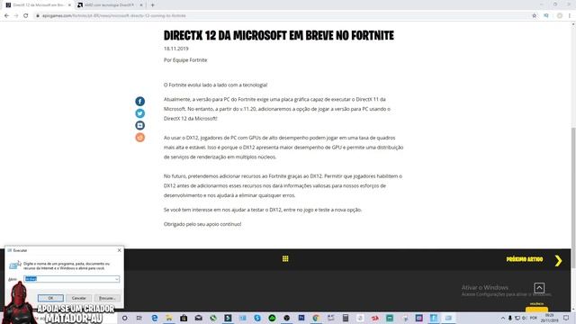 COMO SABER SE SEU PC É COMPATÍVEL E COMO ATIVAR E CONFIGURAR DIRECTX12 NO FORTNITE смотреть онлайн