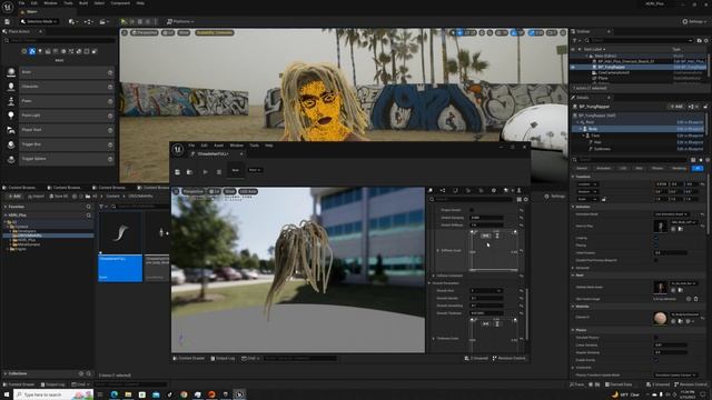 Unreal Engine 5.2 Hair Groom Test смотреть онлайн