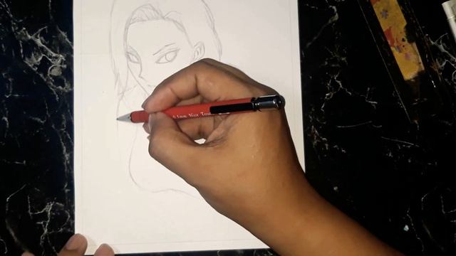 Android 18 drawing dragon ball Z line art ( how to draw my childhood anime waifu) fan art смотреть онлайн