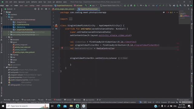 How to Implement Single Video Pick using Photo Picker in Android Studio Kotlin смотреть онлайн