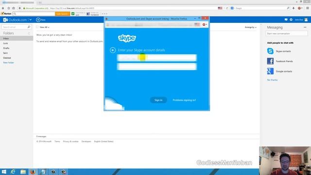 Link Microsoft Account to Skype (Alt. Method) смотреть онлайн