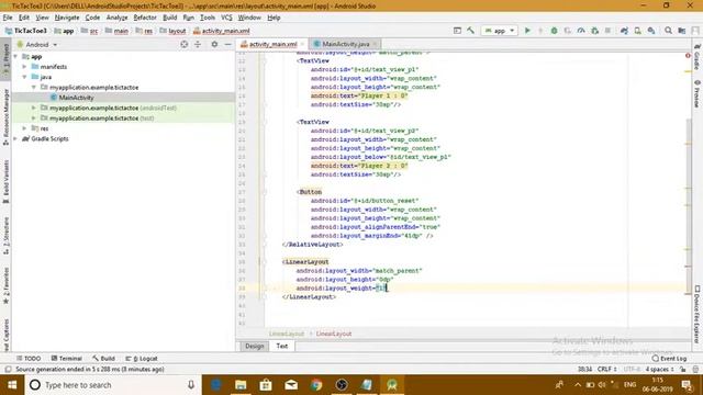 How to make TicTacToe game in android | Part-1 | ANDROID STUDIO смотреть онлайн
