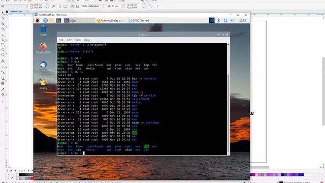 RASPBERRY PI CLIENT/SERVER relay system смотреть онлайн