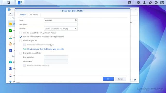 Creating a 'shared folder' on 'DSM' - Synology Tutorials смотреть онлайн