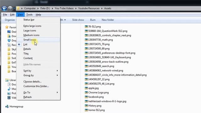 Keyboard Shortcut to change File Explorer View - Windows 7 смотреть онлайн