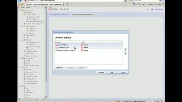Kerio Control | Configurazione Guidata Primo Utilizzo смотреть онлайн