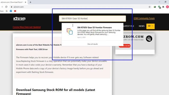 How To Download Samsung SM-R765V Gear S3 frontier Stock Firmware (Flash File) For Android Device смотреть онлайн