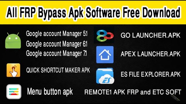ALL FRP BYPASS APK SOFTWRE FREE DOWNLOAD смотреть онлайн