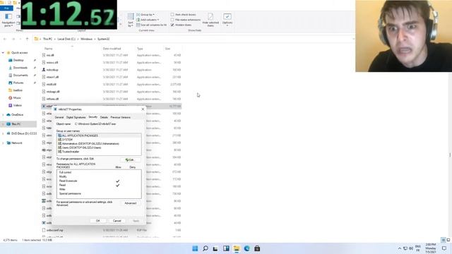 Windows 11 destruction speedrun 1:59 Any% Glitchless смотреть онлайн