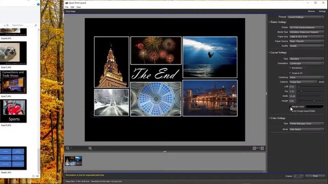 Epson Print Layout Review - CAUTION - Reportedly Annoying Background Music Track - Sorry!