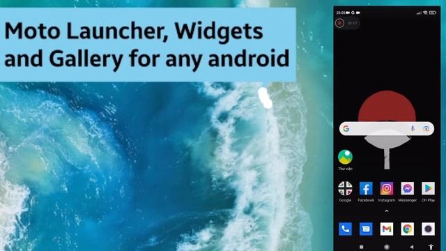 Moto Launcher, Widgets and Gallery app for any Android devices смотреть онлайн