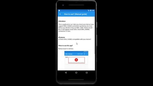 [Android] MHL Checker - Check HDMI For Android