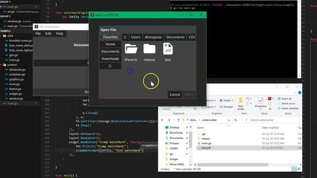 dhinojosac 2020 - [preview] PDF Watermark using Fyne and pdfcpu [Golang] смотреть онлайн
