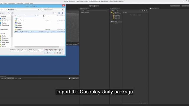 Unity Cashplay SDK Integration Step 1/3 смотреть онлайн