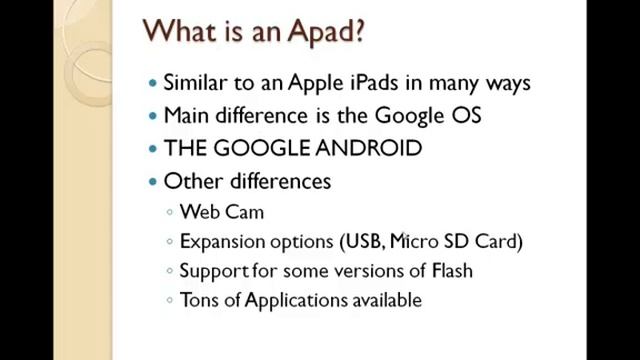 7 inch Android 2.1 aPad (Tablet PC) - Features- Part 1 of 2 смотреть онлайн