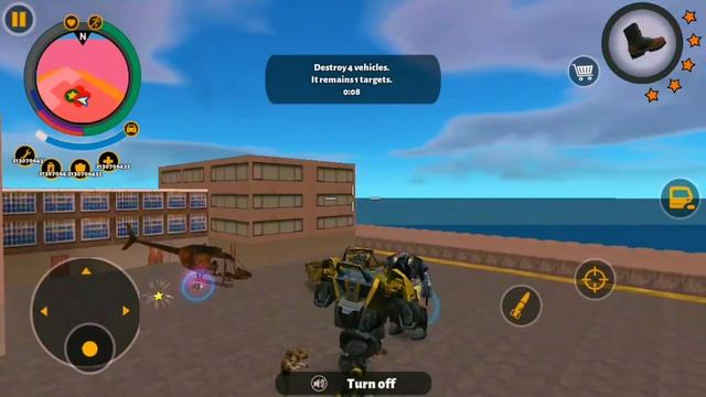 Rope hero 3 new games on | Rope hero attack on army camp with aircraft | Android gameplay смотреть онлайн