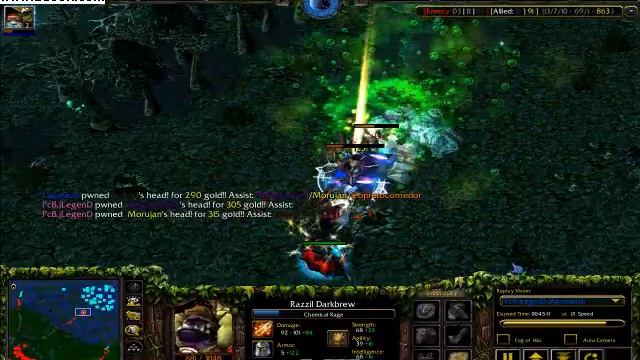 Dota - Alchemist Triple Kill смотреть онлайн
