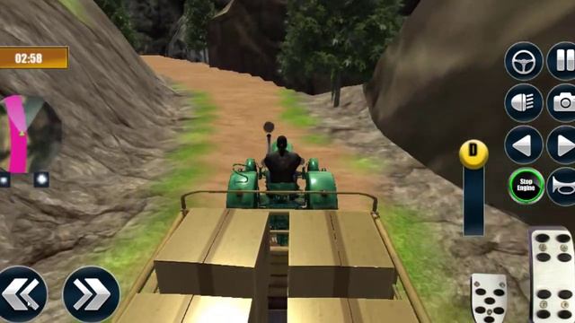 Real Tractor Trolley Cargo Farming Simulation 2 - My Android Game смотреть онлайн