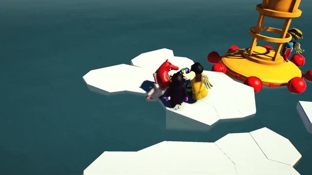 GANG BEASTS - Mouth to Mouth Resuscitation [Melee] - Xbox One Gameplay смотреть онлайн
