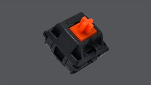 Cherry MX Red - longer sound sample смотреть онлайн