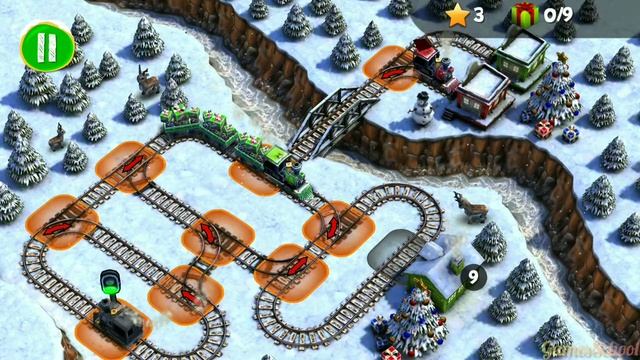 Train Crisis Christmas Puzzle Game | Rail Track Maze Game | Android Gameplay #1219 смотреть онлайн