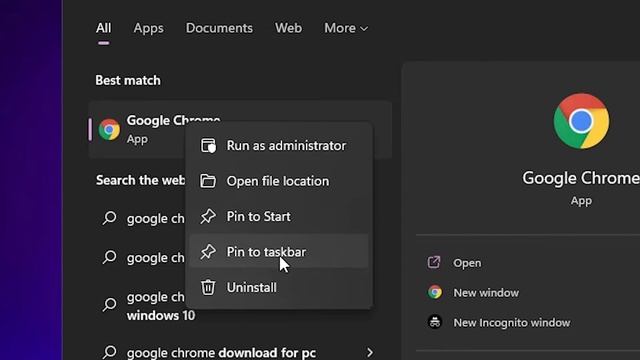 How to Pin Google Chrome to Taskbar on Windows 11 [ 2024 ] смотреть онлайн