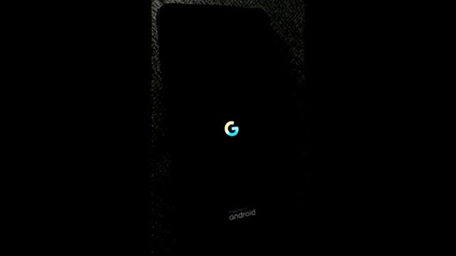 Android Q Beta 5 Dark Boot Animation смотреть онлайн