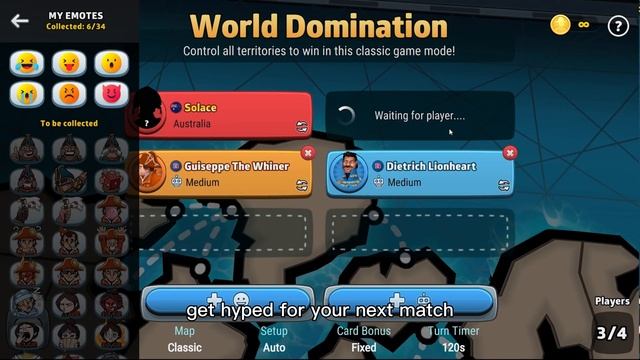 RISK: Global Domination Update 3.10 - Communication in Lobby and Death Squared Dice смотреть онлайн